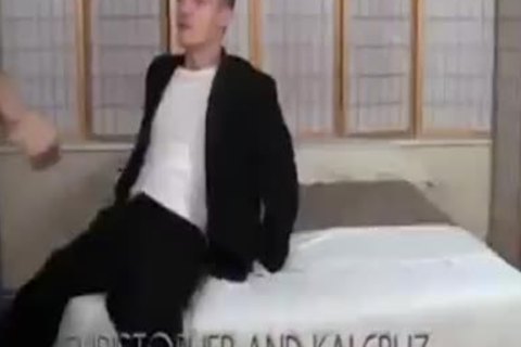 underclothing guy gets team-fucked by a babe