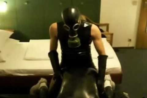 3 captivating males pound two Holes Of horny Moaning Rubber teen
