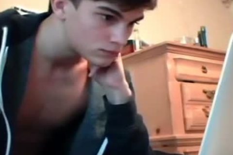 excited teen disrobes naked On web camera