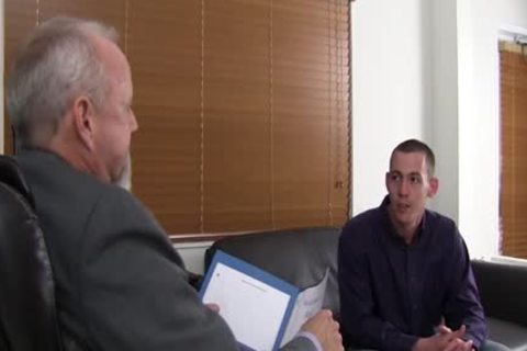 messy old dude nails A Younger chap's wazoo At The Office
