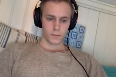 Norwegian wild chap Fingering His Very enormous wazoo
