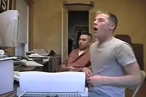 teen Deepthroating rods Uncut penis And Licking his nuts