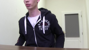 Czech teen with yummy lean body acquires boner