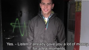 fashionable lad reality poke in the bushes