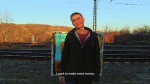 Skinny Czech teen shows his freshly gaped anal