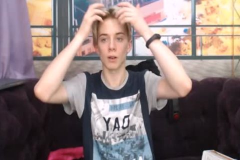 skinny legal age teenager Playing With gigantic bald weenie And Balls - Buttplug