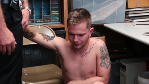 Young Perps - Caucasian Timothy Drake is so young officer