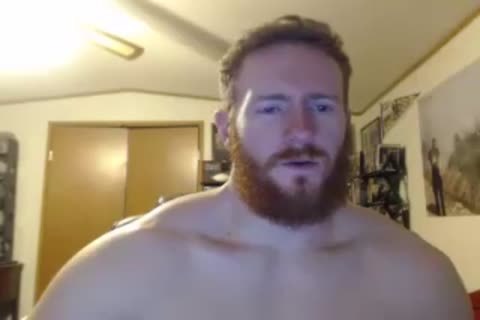 Ginger chap likes Showing Off enormous 10-Pounder