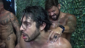 RawDads.com: Sean plowed by awesome military men Silver Steele