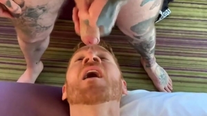 Redhead loves A Tattooed cock