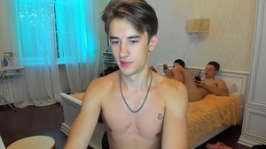 threesome Of friends Alternately Masturbate