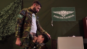 MilitaryDick: Sorry Soldier Swallows Cecil's Daddy Rod