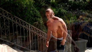 Next Door Male: Dangling Feet in Awe: Marco's Showstopper