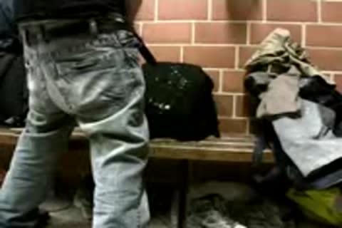 Kroussibo in public locker room #1/three with SelfSuck and sperm